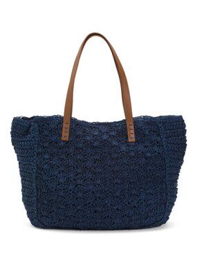 STRAW STUDIOS Hand Woven Straw Large Tote